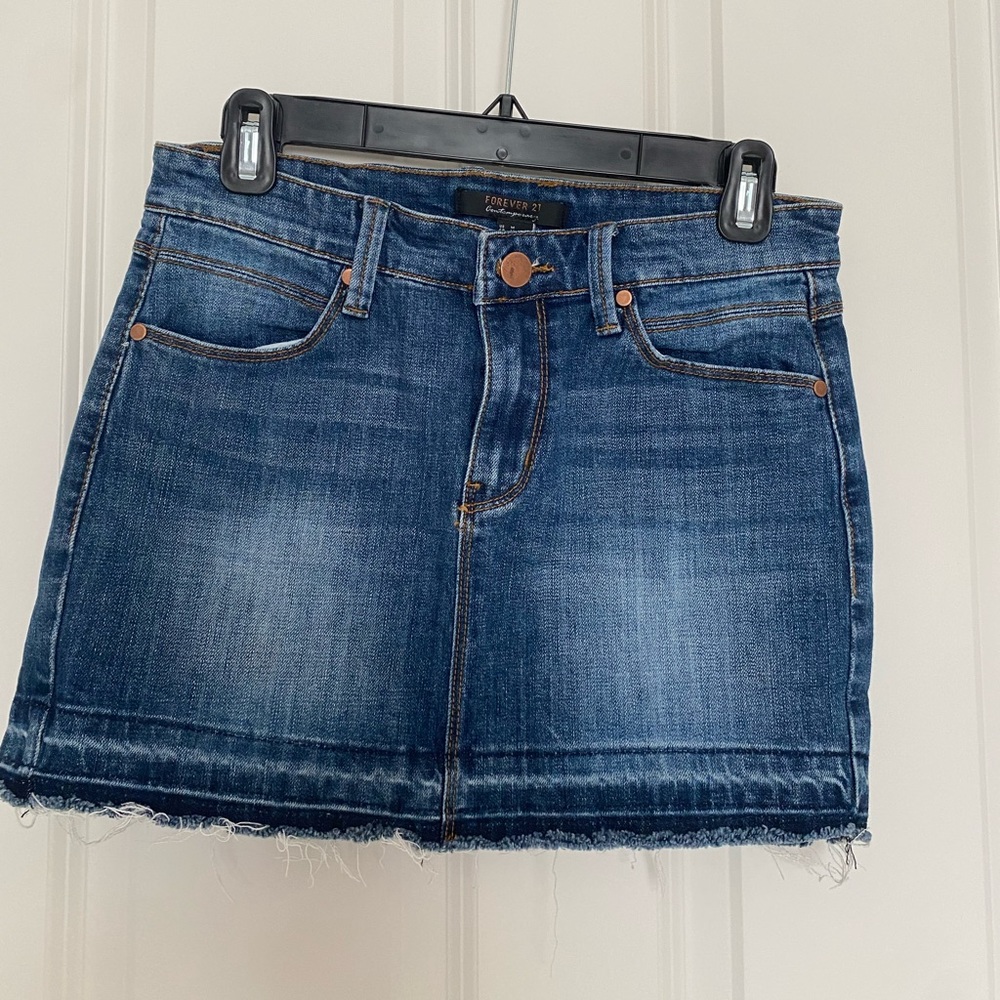 Forever 21 jean skirt
